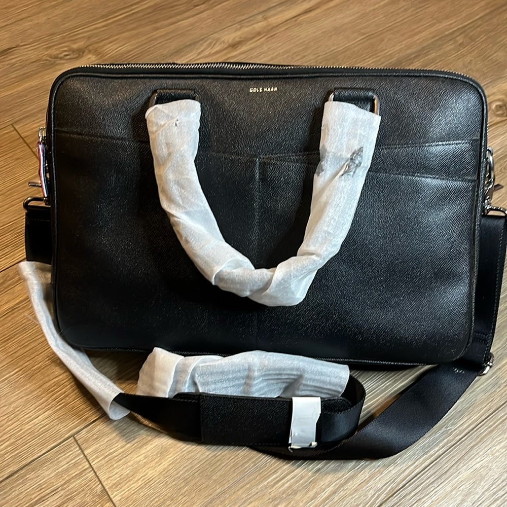 Cole Haan Black Laptop Bag